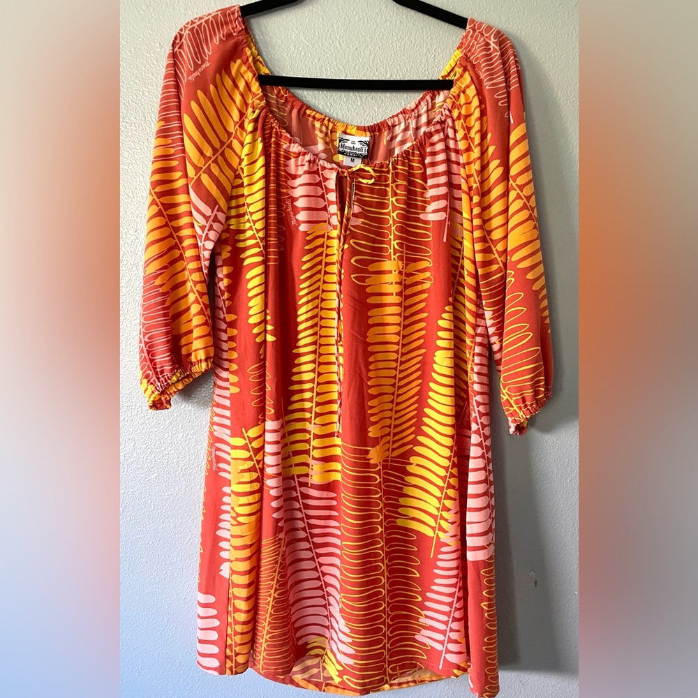 NWT Manuheali’i Dress in print Mango - size Med